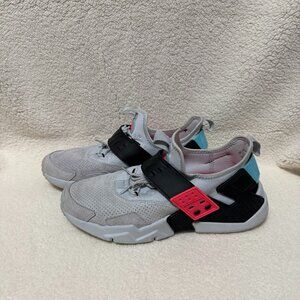 Nike South Beach Huarache Shoes Gray- Teal- Black - Pink Like New Mens Size 9